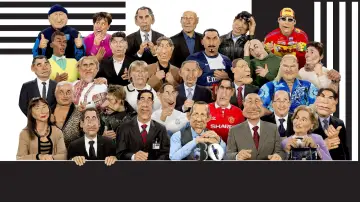 Zasłona do serialu "Les Guignols de l