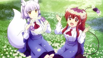 Zasłona к сериалу "Machikado Mazoku" #1400642
