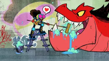Zasłona к сериалу "Moon Girl i Diabelski Dinozaur" #1324966