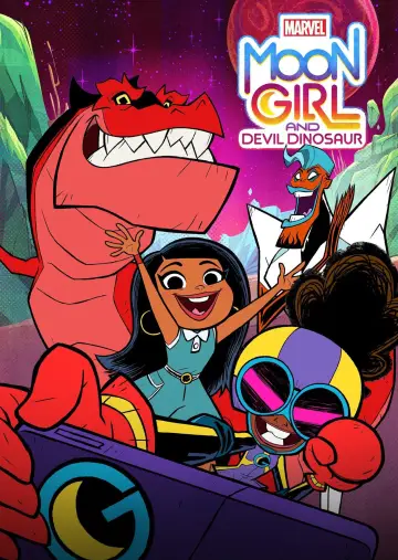 Plakat к сериалу "Moon Girl i Diabelski Dinozaur" #1324996