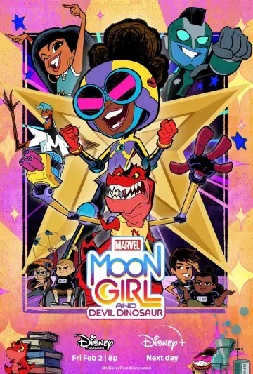 Plakat к сериалу "Moon Girl i Diabelski Dinozaur" #1324997