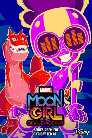 Plakat к сериалу "Moon Girl i Diabelski Dinozaur" #1324999
