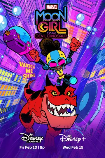 Plakat к сериалу "Moon Girl i Diabelski Dinozaur" #1325000