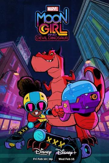 Plakat к сериалу "Moon Girl i Diabelski Dinozaur" #1325002