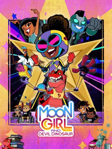 Plakat к сериалу "Moon Girl i Diabelski Dinozaur" #1325008