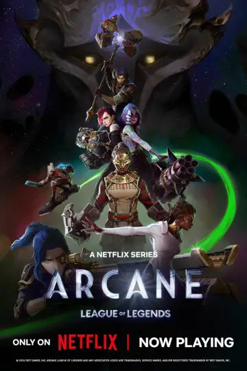 Plakat к сериалу "Arcane" #1307913