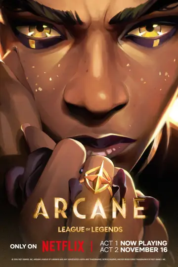 Plakat к сериалу "Arcane" #1307916