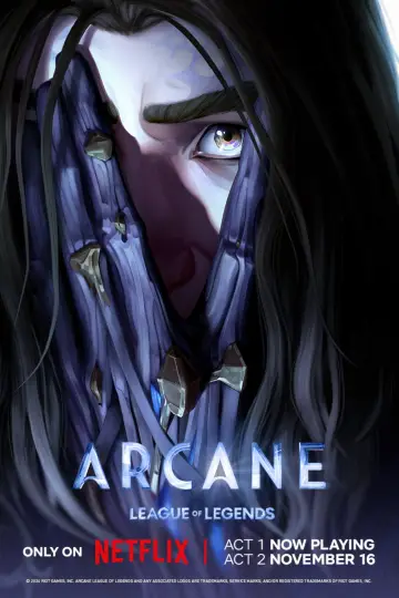 Plakat к сериалу "Arcane" #1307917