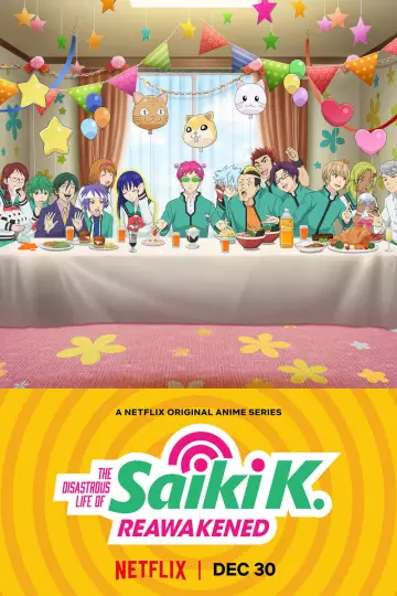 Plakat к сериалу "The Disastrous Life of Saiki K.: Reawakened" #1506850