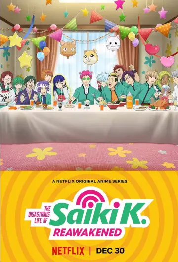 Plakat к сериалу "The Disastrous Life of Saiki K.: Reawakened" #1506853